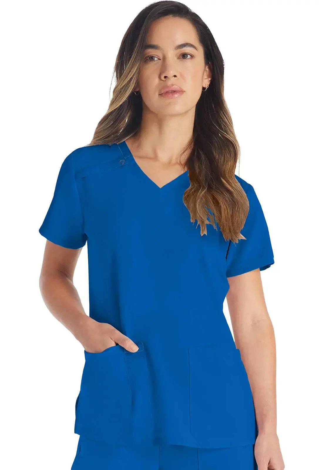Dickies EDS Essentials Women's V-Neck Scrub Top DK615 Simply Scrubs Australia